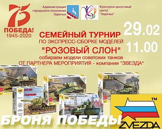 Семейный турнир по экспресс-сборке моделей «Розовый слон»