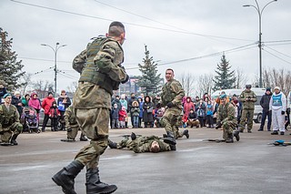 Участники комбинированного марш-броска побывали в Одинцово