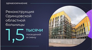 Программа по ремонту больниц и поликлиник в Одинцовском округе будет продолжена в 2020 году