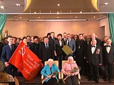 Одинцовские партийцы рассказали участникам эстафеты о проведении конкурса «Открытка Победе!»