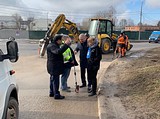 Качество ямочного ремонта проверили партийцы в Одинцово