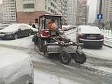 На территории региона снежный покров достиг 4 сантиметров