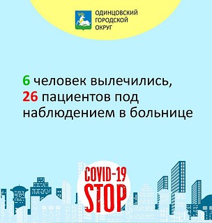 Уже 6 человек в Одинцовском округе вылечены от коронавируса и выписаны домой