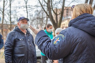 В Одинцово состоялся осмотр качества проведения дезинфекции подъездов