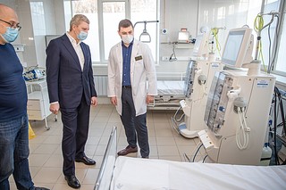 Андрей Иванов проверил готовность хирургического отделения ООБ к приему пациентов