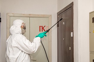 Подъезды, из которых госпитализировали инфицированных коронавирусом, проходят дополнительную обработку