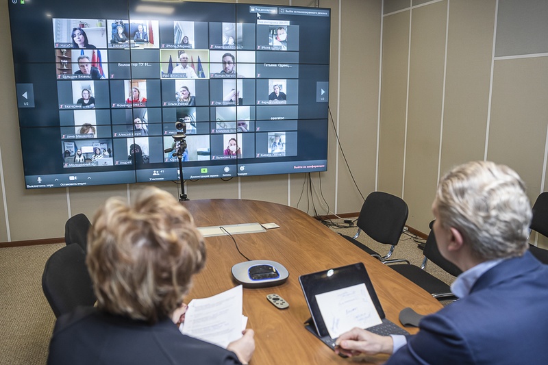 Лидеры волонтёрских штабов Одинцовского округа провели совещание в формате видеоселектора, Апрель