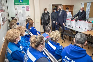 Партийцы провели встречу с сотрудниками Одинцовской скорой помощи
