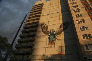 В рамках проекта «Мы Вместе» в Одинцово создали граффити ко Дню медсестры
