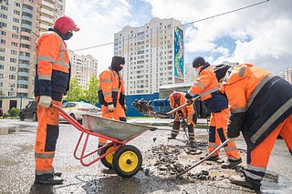 Более 2500 ям отремонтировали в Одинцовском округе с 1 апреля