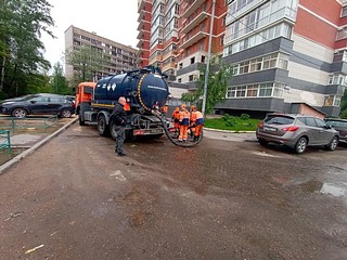 Более 550 человек устраняют последствия ливня в Одинцовском округе