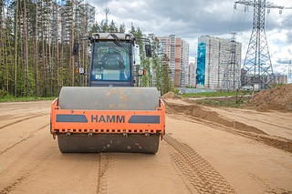 Возобновлены работы по строительству выезда из Трёхгорки на Северный обход