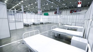 В Одинцовской областной больнице создан самый большой коечной фонд для пациентов с COVID-19 в Подмосковье