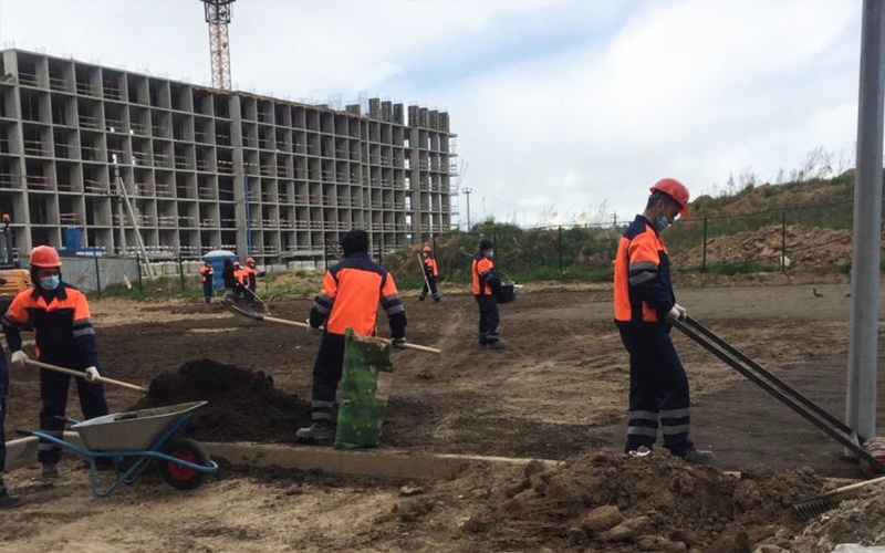 Работу промышленных предприятий и строек возобновили в Московской области, Май
