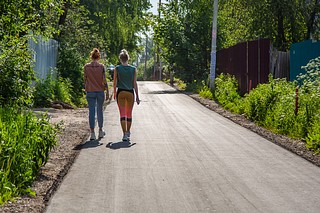 Более 2600 квадратных метров асфальта заменили на Лохинском проезде в Одинцово