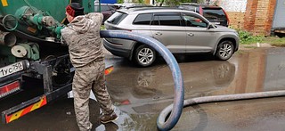 Коммунальные службы Одинцовского округа ликвидируют последствия проливных дождей