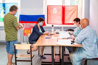 В Одинцовском городском округе продолжается голосование по вопросу одобрения изменений в Конституцию РФ