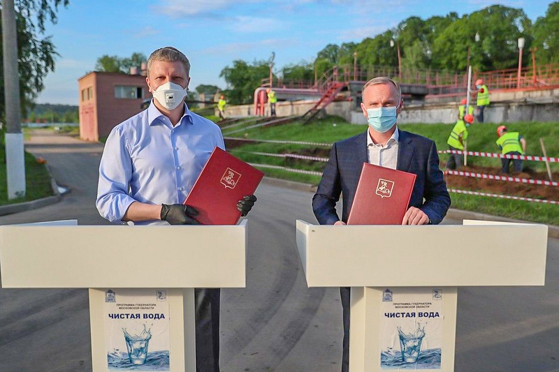 Очистные текст 3, Подписан муниципальный контракт на реконструкцию очистных сооружений в посёлке Горки-10