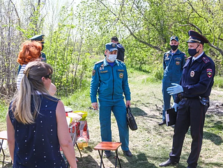 Полиция просит граждан воздержаться от разведения костров в лесу