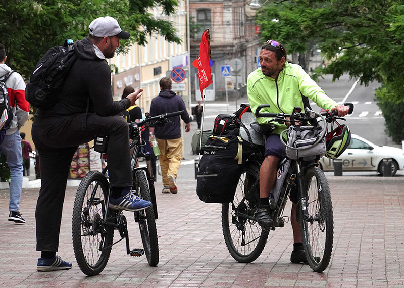 Житель Кубинки совершил велопробег в честь 75-летия Победы, Июнь