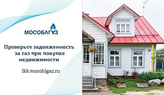 Одинцовцы могут при покупке жилья бесплатно проверить задолженность за газ