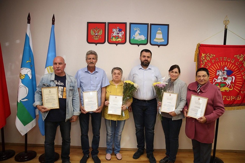 Сотрудников сферы ЖКХ Звенигорода наградили за профессиональные достижения, Июль