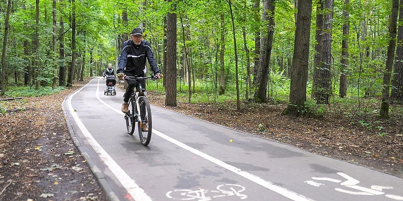 Велодорожка длиной более 10 километров появится в парке активного отдыха «Раздолье», Июль