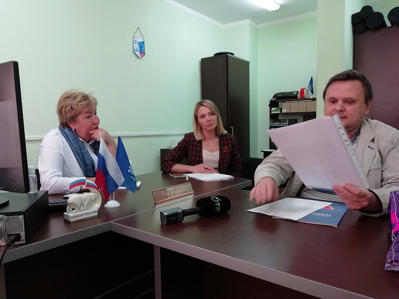 Татьяна Одинцова провела личный прием граждан в Звенигороде, Июль