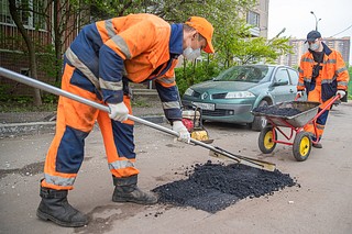 Более 58 тысяч ям отремонтировано во дворах и внутриквартальный проездах Подмосковья