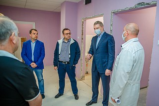 Завершающие работы ведутся в клинико-диагностическом центре в Одинцово