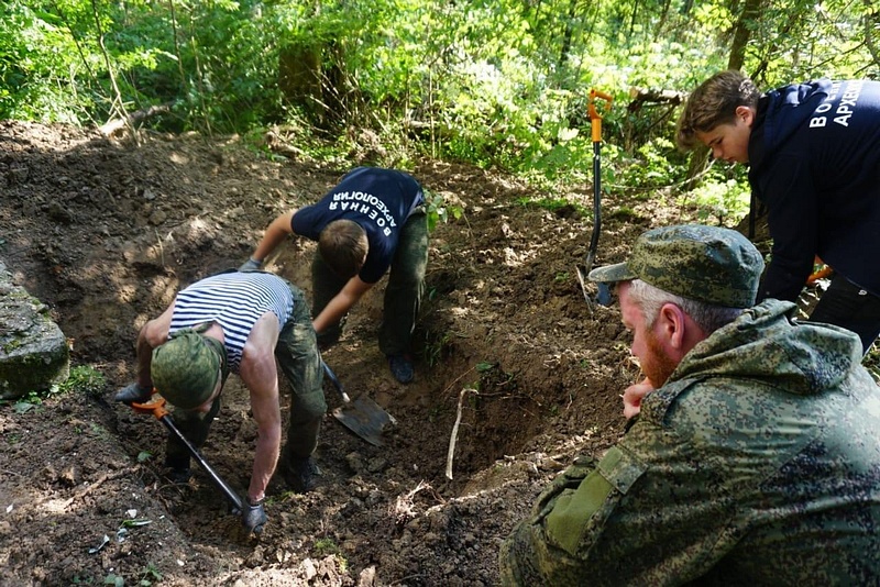 Одинцовские поисковики провели полевое исследование в районе деревни Сивково, Июль