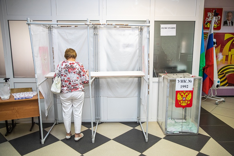 Голосование по вопросу одобрения поправок в Конституцию проходит на 231 участке Одинцовского округа, Июль