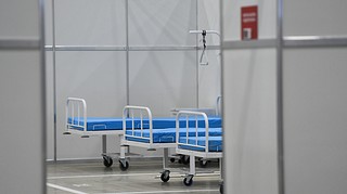 В Кубинке начали разбирать временный Covid-госпиталь на базе КВЦ «Патриот»
