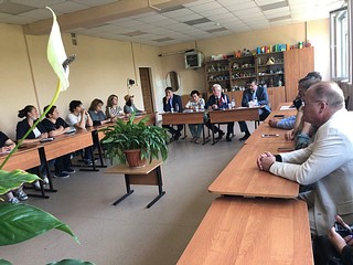 Еженедельное заседание партийного часа прошло в территориальном управлении Жаворонковское