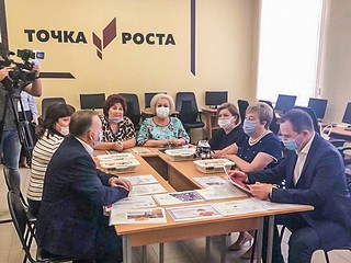Лариса Лазутина проверила готовность Одинцовской гимназии №14 к новому учебному году