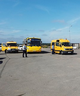 Готовность школьных автобусов проверила специальная комиссия