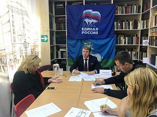 Олег Рожнов провел прием граждан в Голицыно