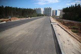 Андрей Иванов проверил ход строительства нового выезда из Трехгорки на Северный обход Одинцово