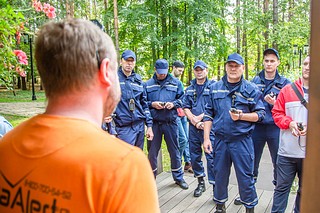 Выездную тренировку по поиску заблудившихся людей провели одинцовские спасатели