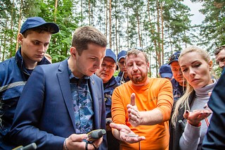 Выездную тренировку по поиску заблудившихся людей провели одинцовские спасатели
