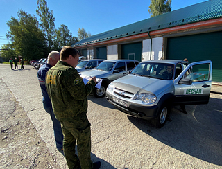 Автопарк Звенигородского лесничества проверили на техническую исправность