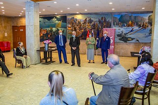 Лариса Лазутина поздравила представителей организации «Дети войны» с Днем пожилого человека