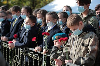 В Одинцовском округе состоялось торжественное перезахоронение бойцов Красной Армии