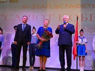 Одинцовские партийцы приняли участие в патриотической эстафете «Салют Победе!»
