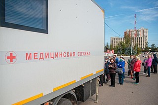 Жители Одинцовского округа смогут в октябре привиться от гриппа возле станции МЦД-1