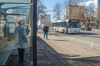 Порядка 300 нарушений «масочного режима» в день выявляют волонтёры в общественном транспорте Одинцовского округа