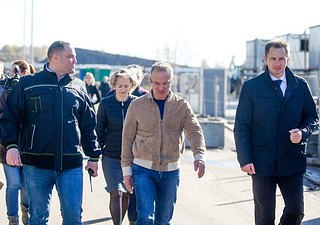 Александр Коган с рабочим визитом посетил Каширский комплекс переработки коммунальных отходов