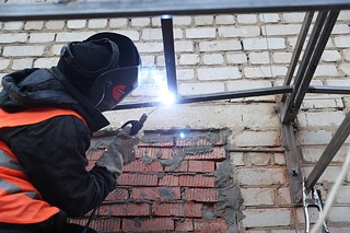 Ход реконструкции детского сада в посёлке Новый городок проинспектировал глава округа Андрей Иванов