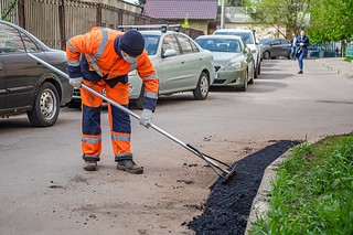 Полностью завершен ремонт ям в Звенигороде, оцифрованных в 2019 году