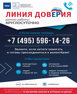 В Одинцовском округе продолжает действовать единая «горячая линия»